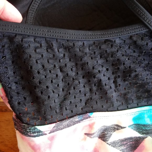 Racer Back Tankini Top w/Molded Cups - Picture 5 of 11